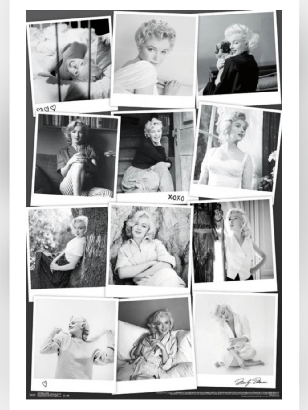 Marilyn Monroe Collage Poster (2016), NEW